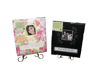 Frame A Name 8.5x11 Post-Bound Album Protectors & Alphabet Stickers YOU CHOOSE