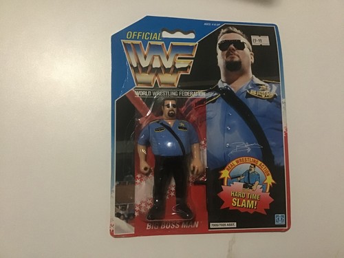 WWF Hasbro Big Boss Man Figure MOC...