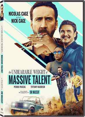 The Unbearable Weight of Massive Talent (DVD, 2022, Widescreen) Free Shipping!