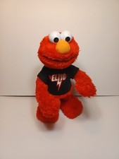 Let's Rock Elmo Animated Singing 14'' Plush Hasbro Toy 2010 READ