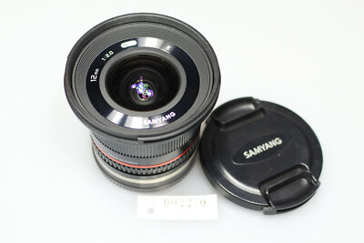 SAMYANG 12mm 1:2.8 NCS CS SONY E MOUNT LENS W/CAPS L@@K