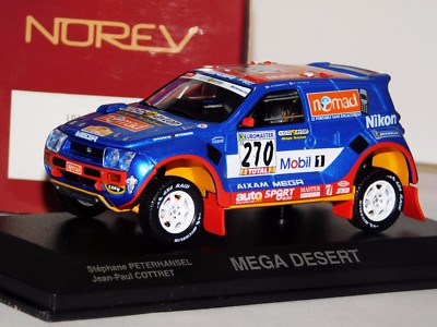 MEGA DESERT #270 PETERHANSEL DAKAR 2000 NOREV 880020 1/43 | eBay