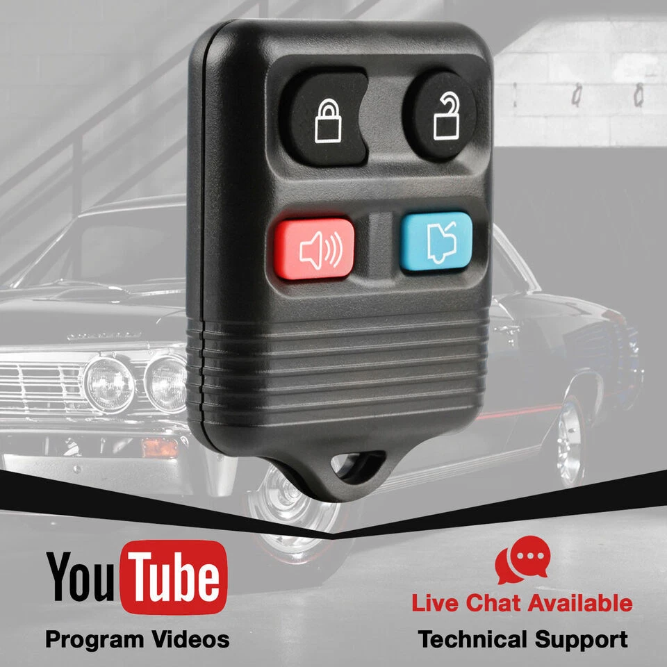 Mando a distancia de reemplazo para Ford Taurus 2003 2004 2005 2006 2007 2008 Foto 3 de 4