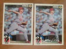2 x 1994 Collector's Choice MLB Silver Signature Parallel & Base Tim Pugh #234