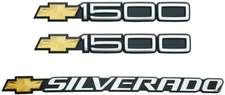 For 1999-2006 Bowti Silverado + Bowti 1500 Door Badge Emblems 15114051