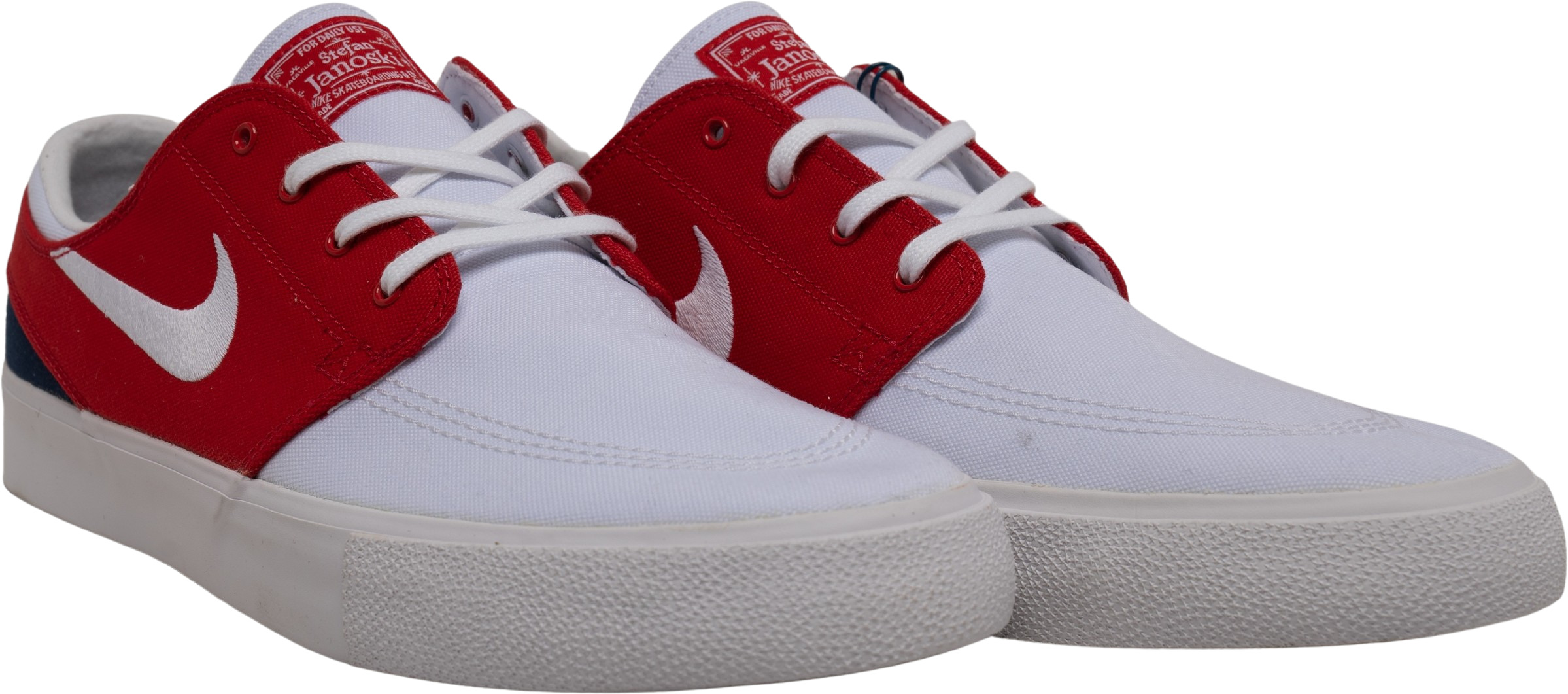 Nike Zoom Stefan Janoski Canvas RM SB White University Red Nike Zoom Stefan Janoski Canvas RM SB White University Red