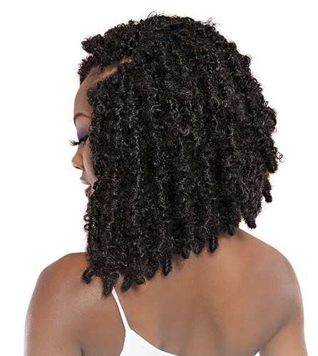 Janet Collection Synthetik gehäkelt Zopf Haar 3X SCHMETTERLING LOCS 10"12"14" - Bild 3 von 10