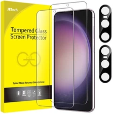 Screen Protector for Samsung Galaxy S23 Plus 5G with Camera Lens Protector