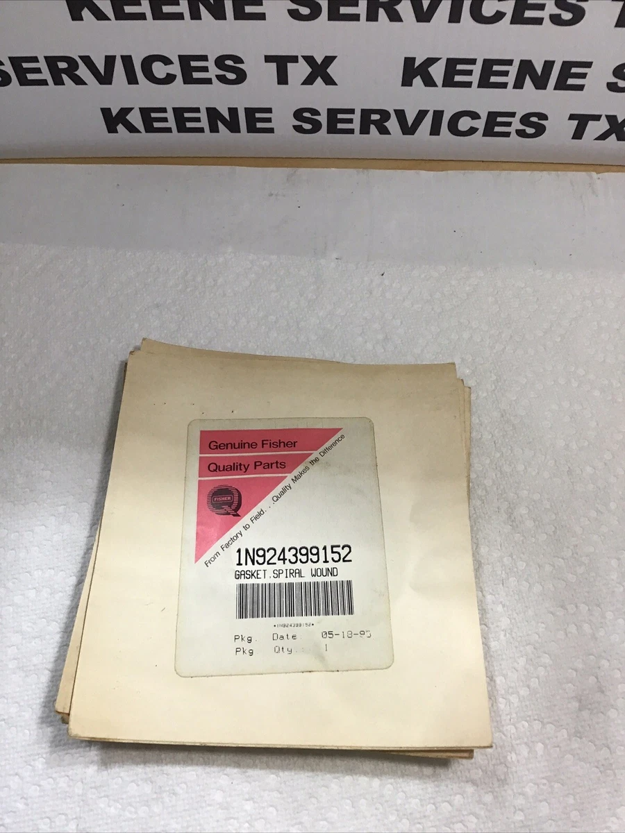 Fisher Controls Spiral Wound Gasket 1N924399152 Lot Of 3 | eBay