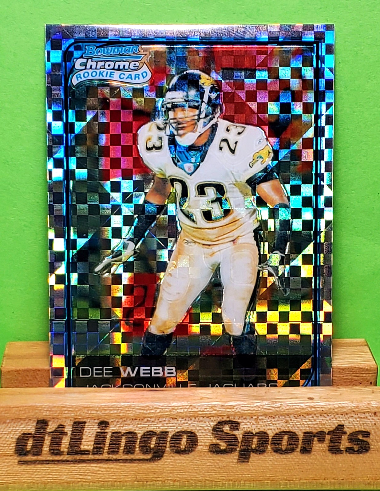2006 Bowman Chrome DEE WEBB #43 Jaguars Rookie "X-Fractor" /250
