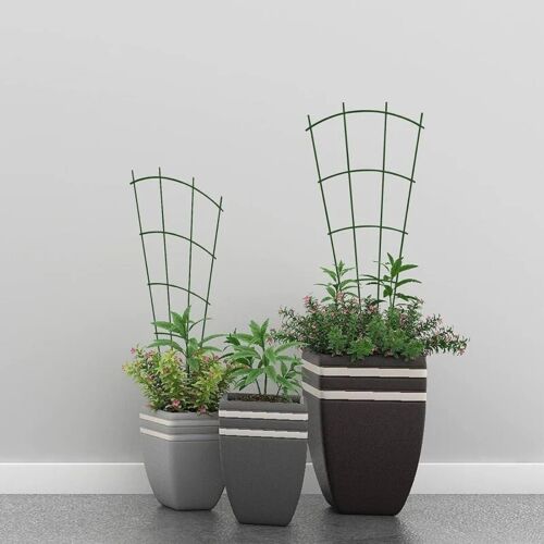 Iron Garden Plant Trellis - Climbing Support Stake Stand for Flowers & Vines