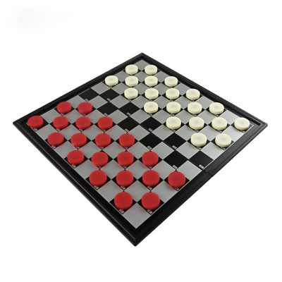 Magnetic Checkers Set - Black