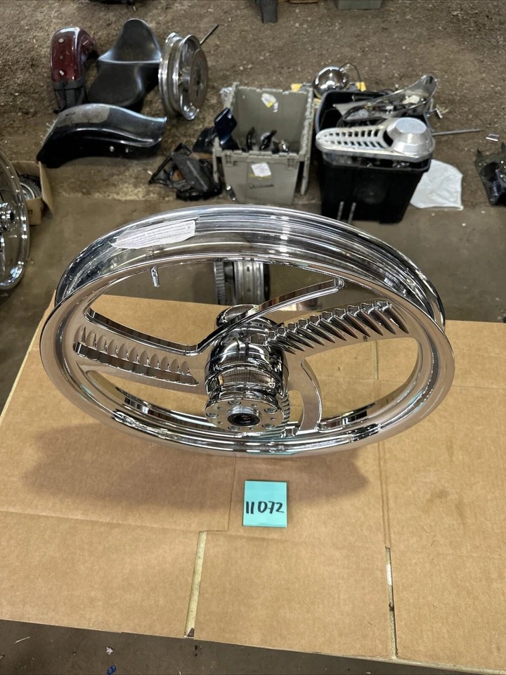 Harley Carriage Works 21 дюйм Chopper Dyna Wideglide Softail Переднее Магнитное Колесо Typhoon - Изображение 4 из 4