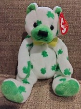 TY Beanie Baby Clover The Bear With Tag