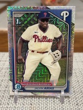 2024 Bowman Chrome #BCP-226 Jalvin Arias (Mega Box Mojo Refractor) Bowman 1st