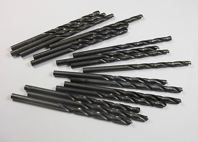 Jobber Drills #22 0.157'' HSS Oxide 118° 2'' LOC x 3-1/8'' OAL (17 Pcs)