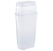 Rubbermaid Wrap N' Craft Plastic Wrapping Paper Holder Container, Clear, 1 Count