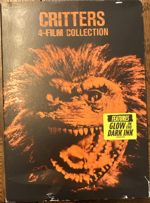 Warner Bros. Critters 4-Film Collection DVD Glow in the Dark Ink Horror