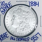 1884 MORGAN SILVER DOLLAR AUTHENTIC HI GRADE U.S. MINT COIN FREE SHIPPING 5517