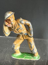 barclay soldier WWI with Radio No Antenna Good Used Condition