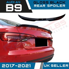 AUDI A4 B9 S4 S LINE EDITION GLOSS BLACK BOOT TRUNK REAR SPOILER 8W OEM FIT