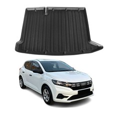 Kofferraumwanne Laderaumwanne für Dacia Sandero 3 2021-2026 Gummi TPE Schwarz