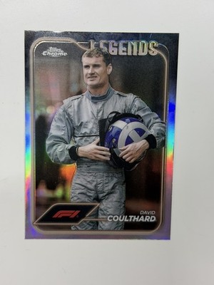 2024 Topps Chrome F1 David Coulthard Legends Refractor #196