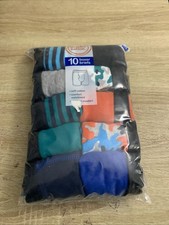 Boys Boxer Briefs Underwear 10-Pack Size XXL 18