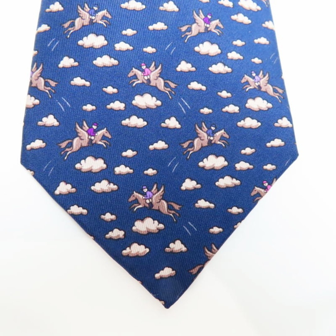 Excellent Condition HERMES  Pegasus Pattern Silk … - image 4