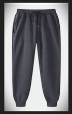 Women's Joggers Sweatpants w Pockets  Drawstring  2XL  Charcoal Gray  NEW
