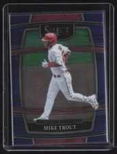 2022 Panini Select #88 Mike Trout Blue Retail Base Los Angeles Angels