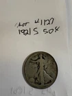 1921 S WALKING LIBERTY SILVER HALF DOLLAR KEY Date COIN Free Shipping Lot#1127