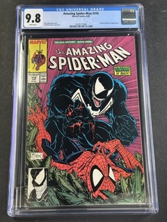 Amazing Spider Man #316 Marvel Comics 1989 Venom Black Cat CGC 9.8
