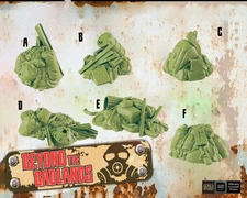 Wasteland Junk Piles  - Post-Apocalyptic - 28 or 32mm - EC3D Designs -