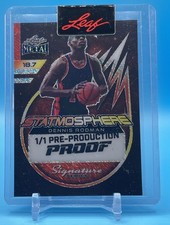 DENNIS RODMAN 2024 Leaf Metal Signature Series 1/1 Pre-Production Proof