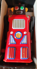 1997 Masudaya Mini Radicon Robot Wind-up Toy Japan Red w/Black Head