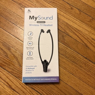 Acoustic Research MySound Wireless TV Headset ARHTV1T   New