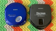 FOR PARTS Sony Walkman ESPMAX D-E350  D-171 CD Player Parts BOTH Power ON