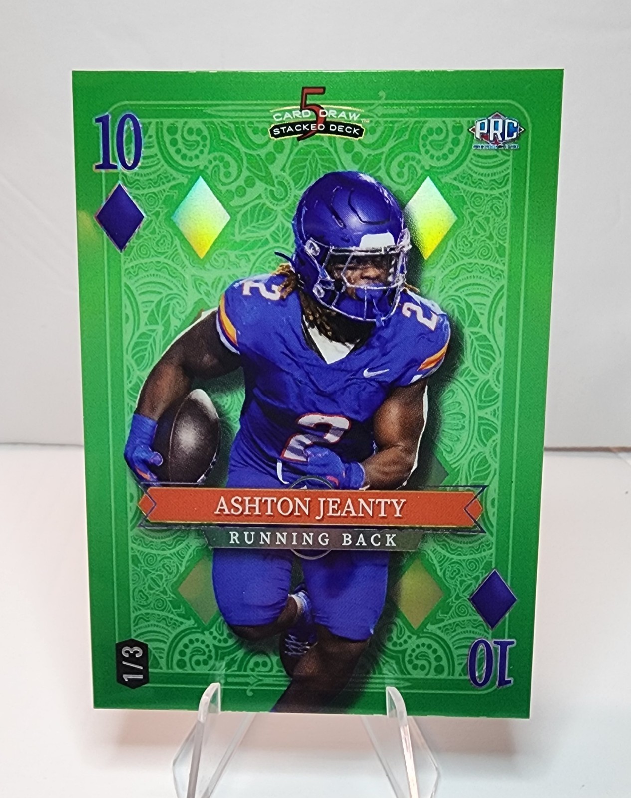 ASHTON JEANTY 2024 5 Card Draw Stacked Deck  #SDPD-AJN  1/3