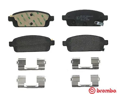 Für BREMBO P 59 087 Brake Pad Set, Disc Brake - Bild 2