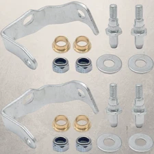 Pair Door Hinge Pin & Bracket Kit Front Driver Side LH for 99-07 Chevy GMC 38456