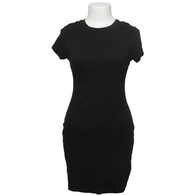 Divided by H&M, Kleid, Größe: L, Schwarz, Baumwolle/Elasthan, Einfarbig #ebe