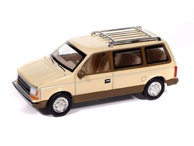 PLYMOUTH Voyager - 1987 - light cream - Auto World 1:64