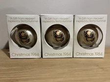 Schmid 1984 “A Gift From Heaven” inspired by Berta Hummel Ornaments - Lot of 3