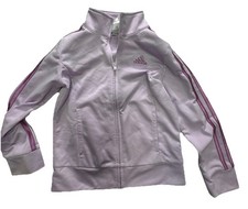 Girls Purple Full Zip Adidas Adicolor Classic Track Jacket Size 5 0060 