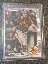 DJ Stewart 2019 Bowman Rookie card #67! Baltimore Orioles!. rookie card picture