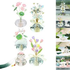 Blumen-Kristall-Auto-Ornament, Fahrzeug-Armaturenbrett-Display für Büro und