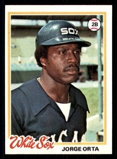 1978 Topps #42 George Orta Chicago White Sox