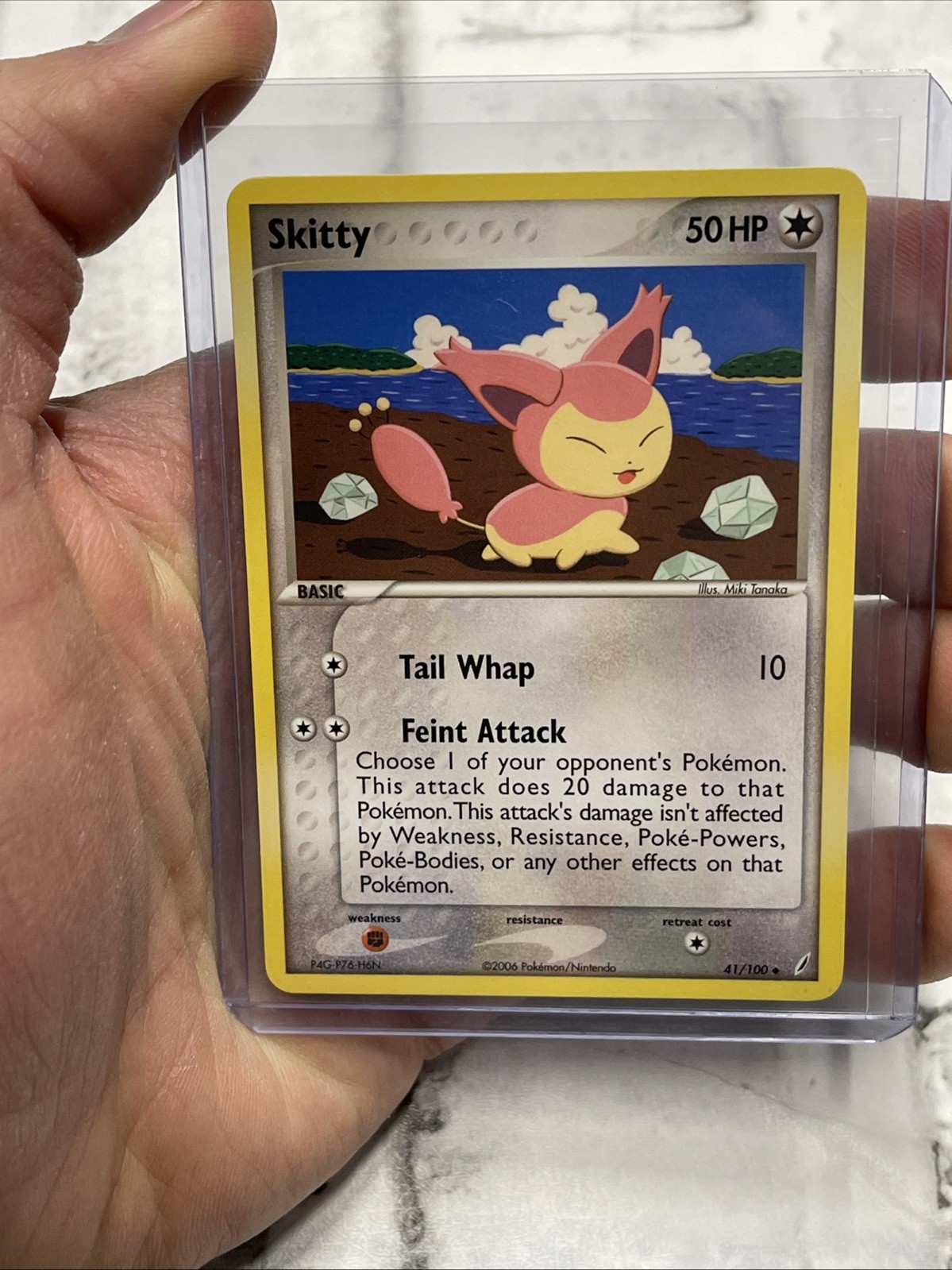 Pokemon - Skitty 41/100 - Crystal Guardians Uncommon Pokémon Vintage Vtg NM/MT
