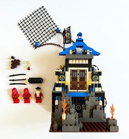 LEGO 3052 ʕ&bull;̫�&bull;ʔฅ Ninja Fire Fortress - CASTLE NINJA, 100% complete in BOX, 1999